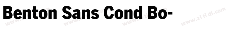 Benton Sans Cond Bo字体转换 Benton Sans Cond Bo字体转换
